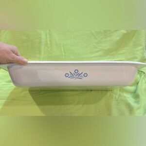 Vintage Corningware cornflower blue roaster pan